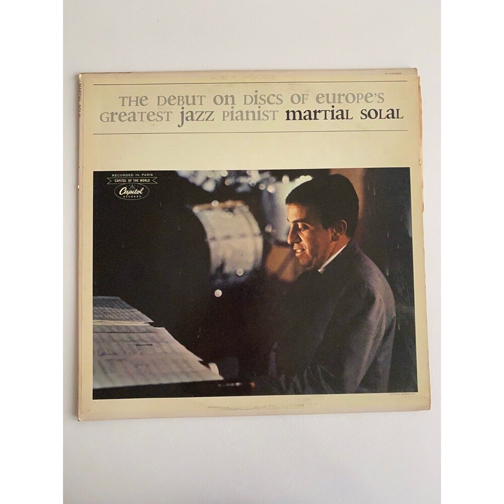 Martial Solal Debut On Discs Of Europe's Greatest Jazz Pianist LP T-10261 EX